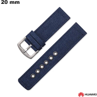 Armband 20 mm Blau Huawei Stoff für Uhr: Versand Kostenlos ab 20€
