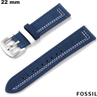 Vendita Bracciale di orologio Blu 22mm Fossil Pelle vera