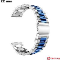 Bracciale per orologio connesso 22 mm Argento Acciaio economico