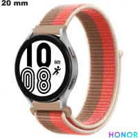 Bracelet Honor Nylon Scratch 20 mm Rose  -  Envoi en 24h
