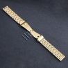 Armband für Samsung Smartwatch aus hochwertigem goldfarbenem Edelstahl
