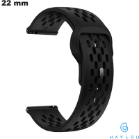 Acheter Bracelet smartwatch 22 mm Haylou Noir Caoutchouc