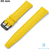 Bracelet smartwatch Jaune Haylou Caoutchouc 22mm de qualité