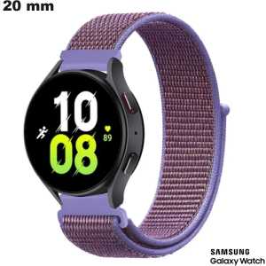 Armband 20mm Samsung Uhr Violett Nylon wasserdicht günstig Armband 20mm Samsung Uhr Violett Nylon wasserdicht günstig