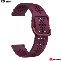 Armband Lila u 20 mm Huawei Uhr Silikon \ Port Kostenlos ab 20€