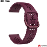 Armband Lila u 20 mm Huawei Uhr Silikon \ Port Kostenlos ab 20€