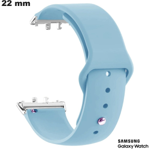 Bracciale 22 mm Blu Samsung orologio Silicone / Spese di Spedizione 3,99€