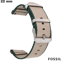 Bracelet Tissu Beige Fossil 22mm de smartwatch # Envoi Rapide