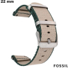 Bracciale in Tessuto Beige Fossil 22mm per smartwatch # Spedizione Veloce