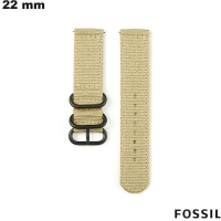 Acheter Bracelet Fossil Beige montre intelligente 22 mm Tissu