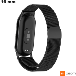 Acquistare Braccialetto Nero 16 mm Xiaomi Acciaio Inossidabile per smartwatch