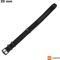 Xiaomi Horlogeband Zwart 20 mm Stof ● Eenvoudige Montage