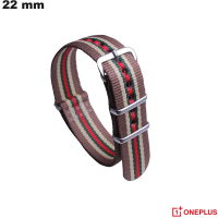 Bracciale OnePlus 22 mm Beige Nylon per orologio connesso di qualità
