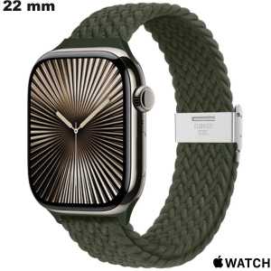 Groene Armband 22mm Elastisch voor Apple Watch | Verzending voor 3,99€