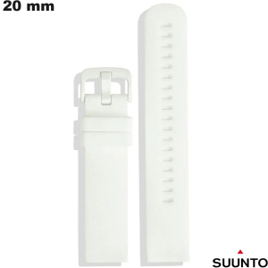 Bracelet 20 mm montre Blanc Silicone Suunto