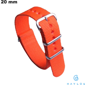 Vente Bracelet Orange 20mm montre Haylou Tissu (RS4 LS12, RS4)