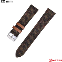 Acquista Bracciale OnePlus Finta pelle Vintage 22mm cinturino Marrone