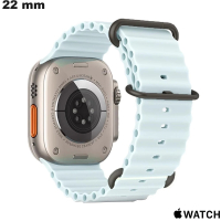 Verkoop Blauwe Siliconen Horlogeband voor Apple Watch