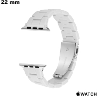 Armband Apple Watch Hars 22 mm Wit - Verzending 24u