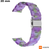 Bracelet Xiaomi 20 mm de montre Résine Violet