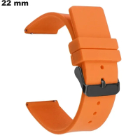 Venta de pulsera para reloj de carrera 22mm naranja de caucho
