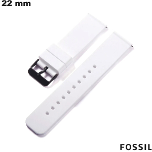 Fossil 22mm Weißer Silikonarmband für Smartwatch kaufen