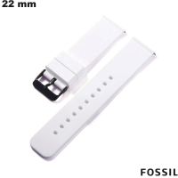 Fossil 22mm Weißer Silikonarmband für Smartwatch kaufen
