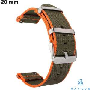 Kaufen Sie grünes Smartwatch-Armband aus Stoff 20mm Haylou