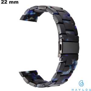 Pulsera de 22 mm Haylou para reloj inteligente Resina Azul barata