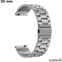 Vente Bracelet 22 mm Argenté montre connectée Titane Garmin