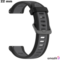 Bracelet Caoutchouc Amazfit de montre connectée Gris pas cher