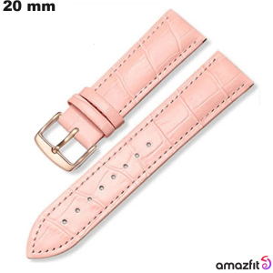 Pulsera Amazfit smartwatch Rosa 20 mm croco ● Envío en 24h