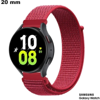 Kaufen Sie Samsung 20 mm Rotes Smartwatch-Armband aus Stoff