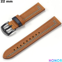 Bracciale smartwatch 22mm Honor Marrone Pelle vera economico