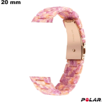 Vendita Bracciale 20 mm Resina Polar Rosa smartwatch