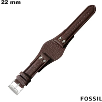 Comprar Pulsera Marrón para reloj Fossil 22mm Cuero auténtico