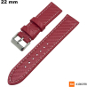 Bracciale Rosso Xiaomi per orologio 22 mm in Vera Pelle di Qualità