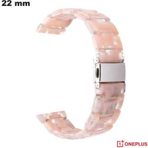 Günstiges 22mm OnePlus Rose Smartwatch-Armband aus Resin Günstiges 22mm OnePlus Rose Smartwatch-Armband aus Resin