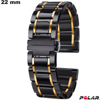 Acquistare Bracciale Nero Poli Céramique orologio intelligente 22mm