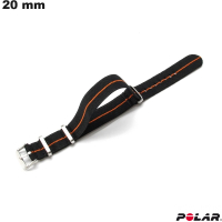 Braccialetto Polar smartwatch 20 mm Nero Nylon ● Spese di Spedizione 3,99€