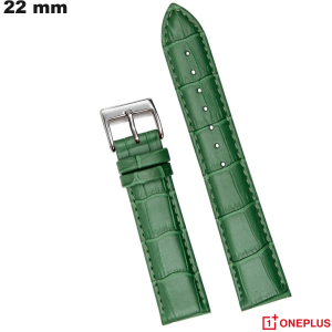 Acquistare Bracciale Verde in Pelle Vera OnePlus 22 mm smartwatch