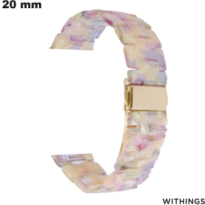 Armbanduhr 20mm Withings aus buntem Qualitätskunststoff