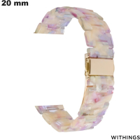 Armbanduhr 20mm Withings aus buntem Qualitätskunststoff