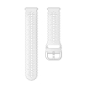 Armband 20mm smartwatch Rubber Garmin Wit van hoge kwaliteit
