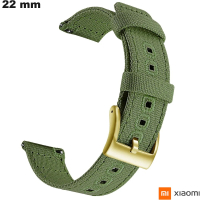 Braccialetto smartwatch tessile verde 22mm Xiaomi di qualità