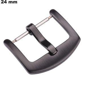 Comprar Attache Aço Inoxidável Ardillon Preto para bracelete 24 mm