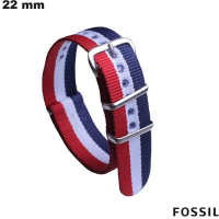 Bracciale Fossil 22 mm Nylon per orologio Multicolore economico