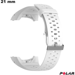 Armband Polar 21 mm Silicone Wit slimme horloge