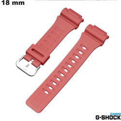 Bracciale in silicone rosso 18 mm Casio G-Shock