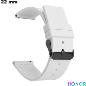 Vendita Bracciale Bianco per Orologio Honor 22mm Silicone Running